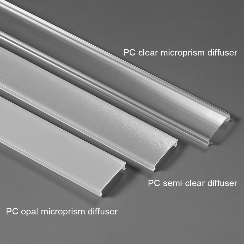 Corner Mounted Aluminum LED Diffuser Channel For 10mm Flexible LED Strip Lights Corner Mounted Aluminum LED Diffuser Channel For 10mm Flexible LED Strip Lights